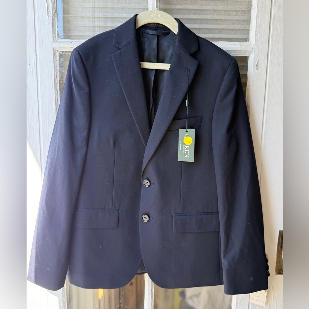 Boys Ralph Lauren Navy Blue Suit Jacket/ Blazer